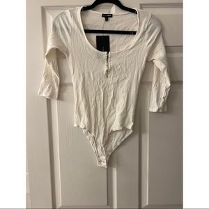 FASHIONNOVA Back to the Basic Ribbed Bodysuit